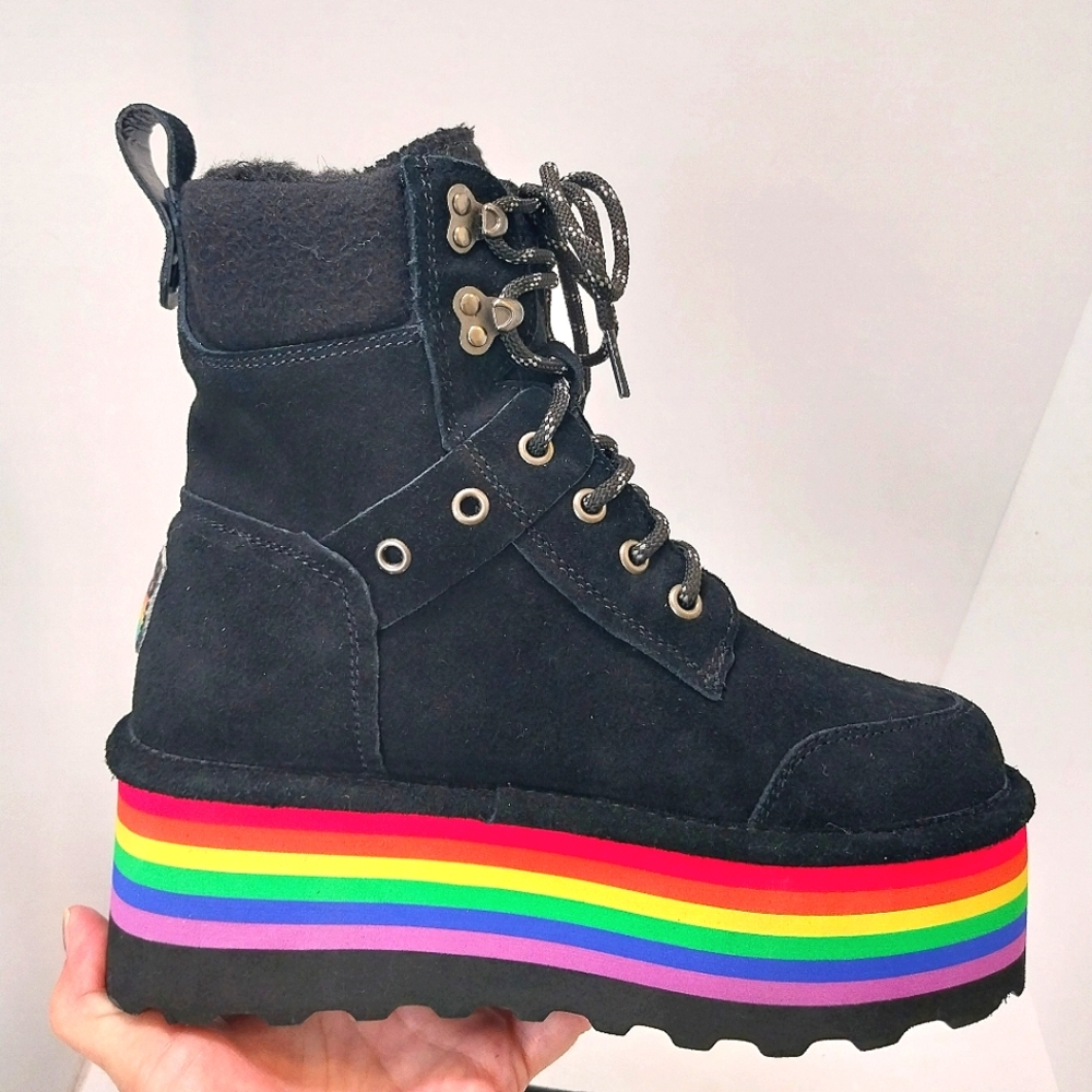 Bearpaw‎ Retro Alicia Platform Pride Boots, NEW, Size 6|EUR 37 - Picture 5 of 12